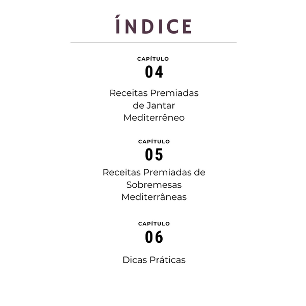 Culinária Mediterrânea: A Cozinha da Felicidade - (Vol. 01)