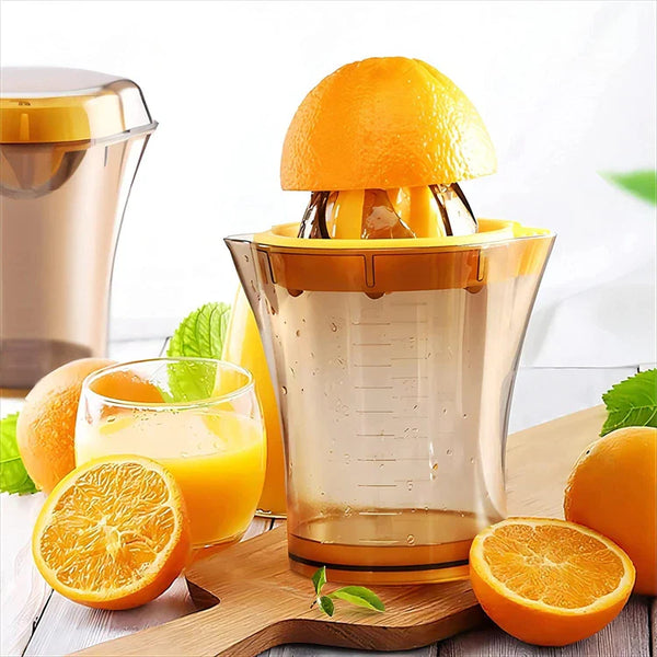 Transforme Seus Sucos: Espremedor Gourmet com Medidor
